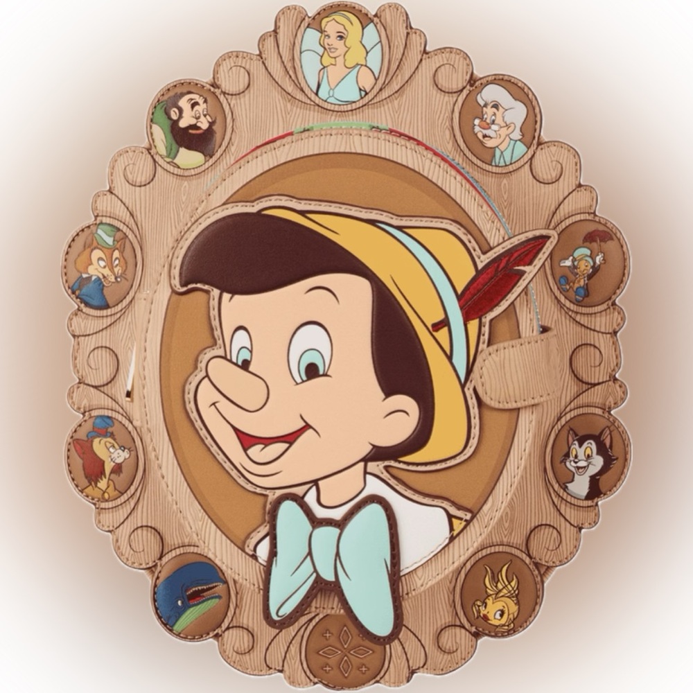 DISNEY LOUNGEFLY Pinnochio Backpack